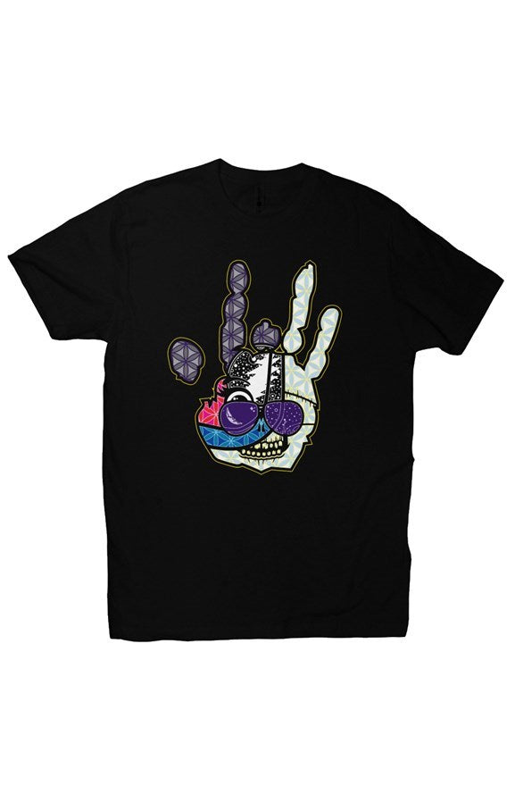 Fatbol unisex Tee Skullface &quot;Garcia Hand&quot; Black