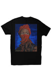 Fatbol Unisex Tee " Red Mask" Black