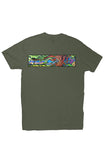  Fatbol Unisex Tee - Forest Stearns - "Tree Of Life" - Forest Green