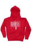 Fatbol Unisex Hoody "Stereo Death" Red
