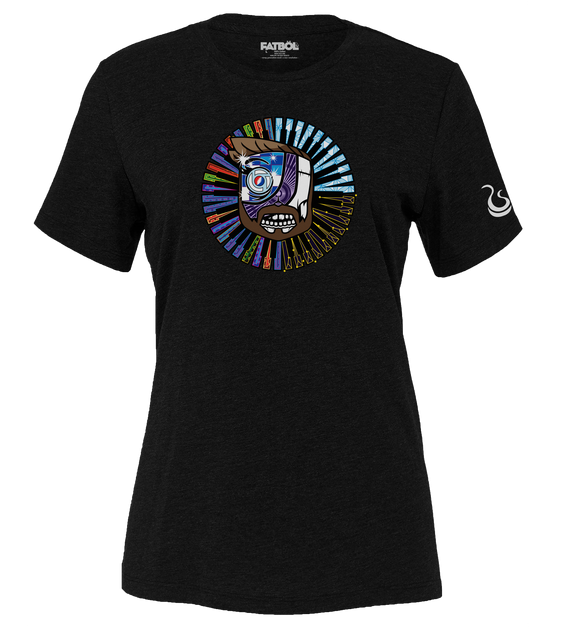 Womens Aron Magner Skullface Tee