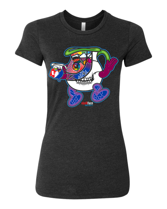 Fatbol Womens Crew Neck - Skullface 