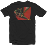 Men's Black Fatbol Crew Neck Tee Featuring Chali 2na "Tree Frog" - fatbol