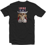 Men's Black Fatbol Crew Neck Tee Featuring Chali 2na "Uncle Sam" - fatbol