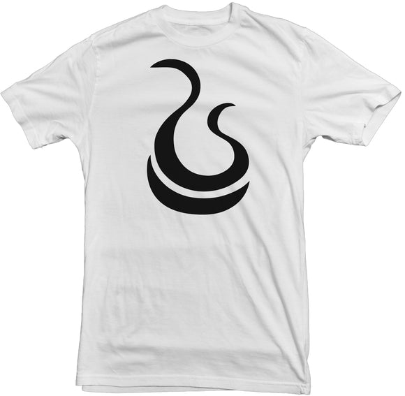 Men's White Fatbol Crew Neck Tee 