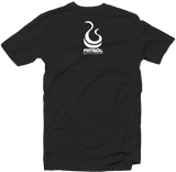 Men's Black Fatbol Crew Neck Tee Featuring Chali 2na "Red Mask" - fatbol