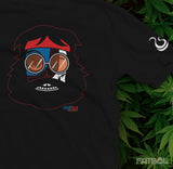 Men's Black Fatbol Skullface Crew Neck Tee "Chong" - fatbol