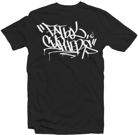 Men's Black Fatbol Crew Neck Tee 