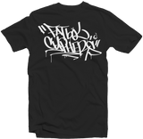 Men's Black Fatbol Crew Neck Tee "Cyphers" - fatbol