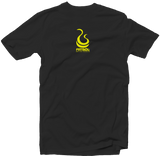 Black Men's Fatbol Tee featuring J Dilla Foreva Gold Print - fatbol
