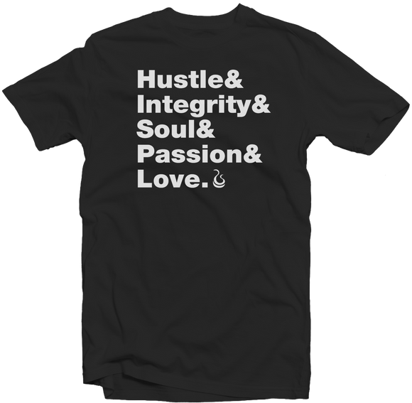 Men's Black Fatbol Crew Neck Tee 