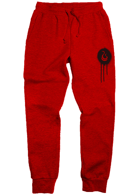 Fatbol Classic Joggers - Spray Tag - Cardinal