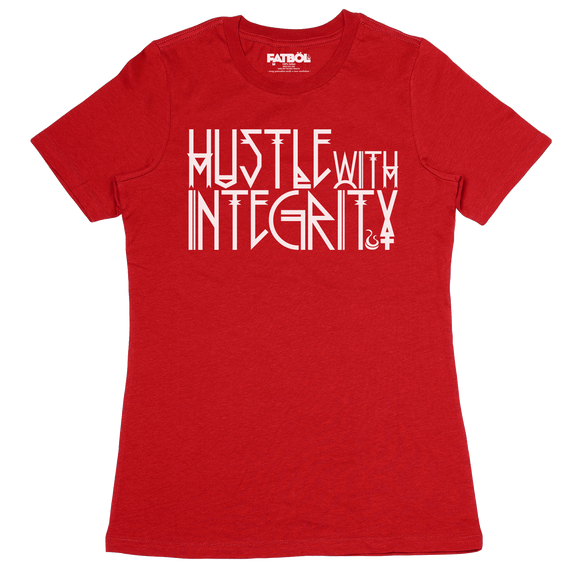 Hustle With Integrity Crew - Red