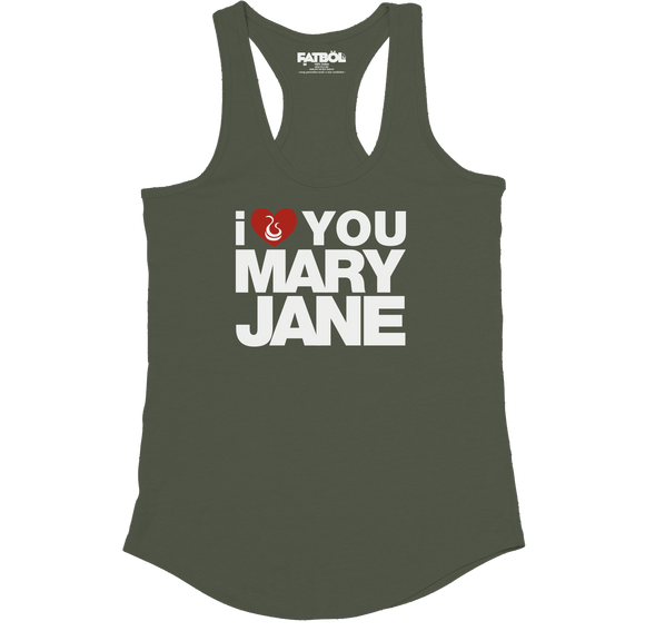 Mary Jane Racerback - Army
