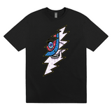 Fatbol Unisex Tee Skullface "Lightboldt" Black
