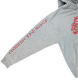 FAtbol unisex Hoody - "Samurai Mech" Pullover -Heather Grey