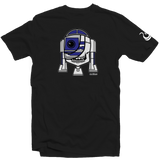 Fatbol Unisex Tee - Skullface "R2D2" - Black