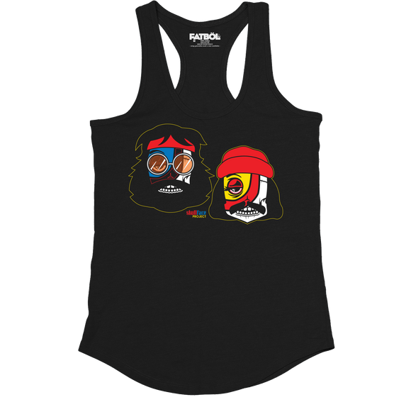 Up in Smoke Skullface Racerback