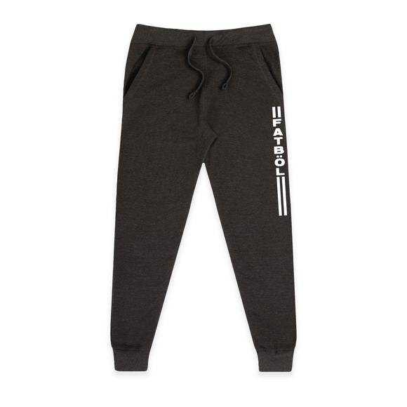 ﻿Fatbol Classic Joggers - Fatbol Stripes - Gunmetal Grey